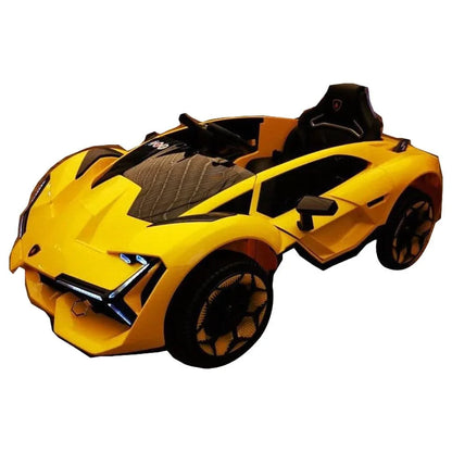 12v Luxurious Yellow Lamborghini Racing Electric Car for Kids - 11Cart