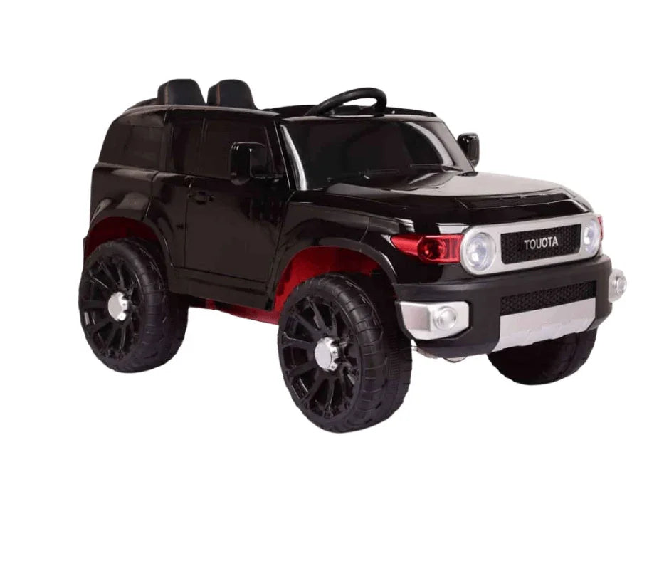 Toyota Ride on 12V Battery Operated Red & Black for Kids with Remote | Four-wheel suspension - 11Cart