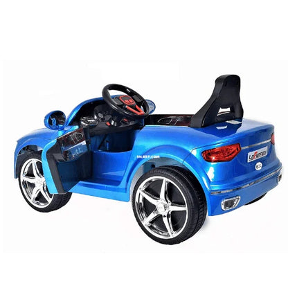 Electric Car for Kids with Remote Control & Manual Drive | Real car keys start & LED lights | Non-slip tires - 11Cart