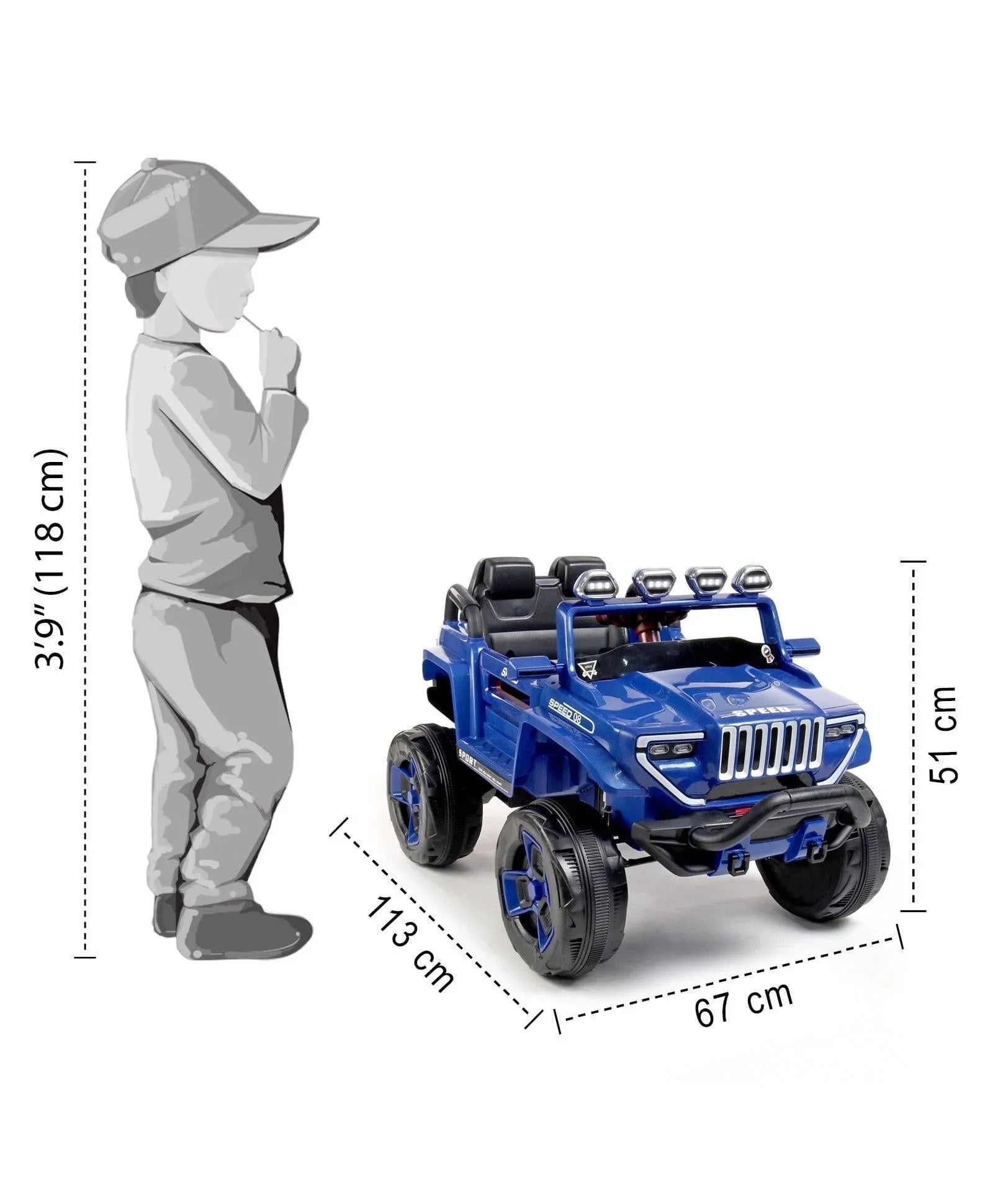 4x4 Bugatti kids’ electric car with realistic design and parental remote operation