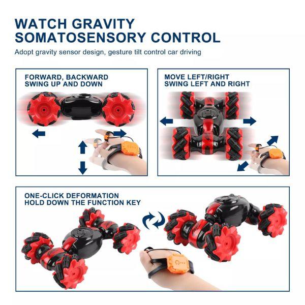 Gesture Induction RC Stunt Car for Kids with Remote Control - 11Cart