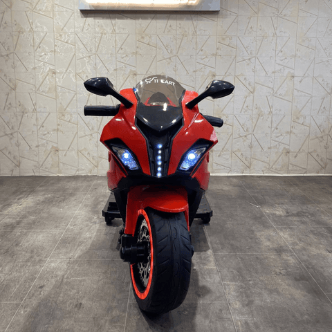 Red BMW S1000RR Superbike for Kids with Rechargeable Battery - 11Cart