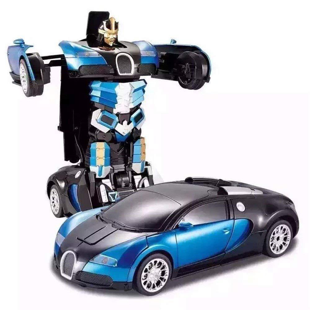 RC Transforming Robot Car with Remote Control for Kids | Car Mode and Robot Mode - 11Cart