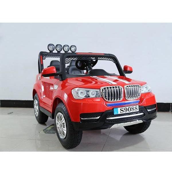 Ride on Rechargeable BMW S9088 Electric Car with Rubber Tyre for Childrens - 11Cart