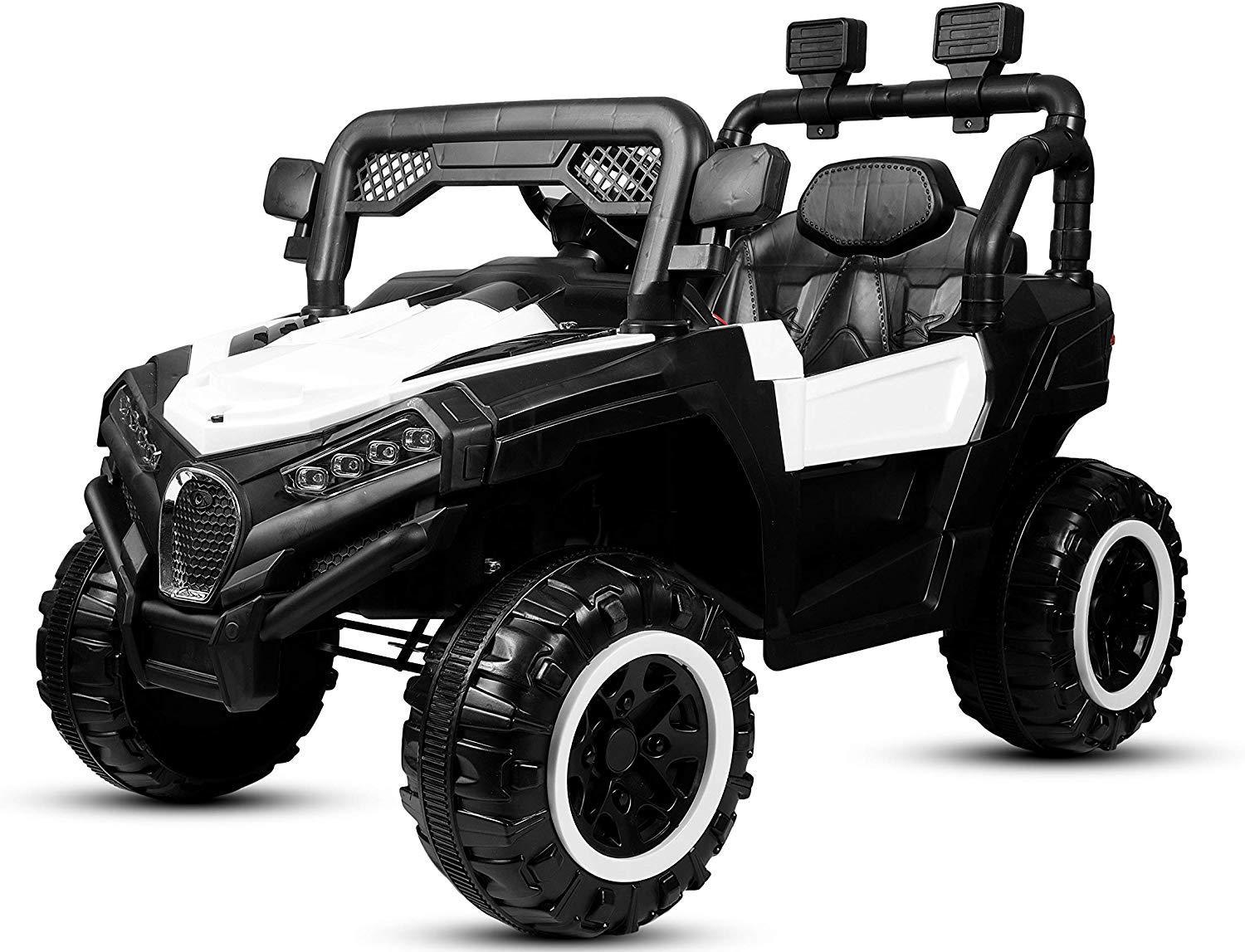 2 Motor 12V Powerful Ride Car Jeep for Kids with Remote Control - 11Cart