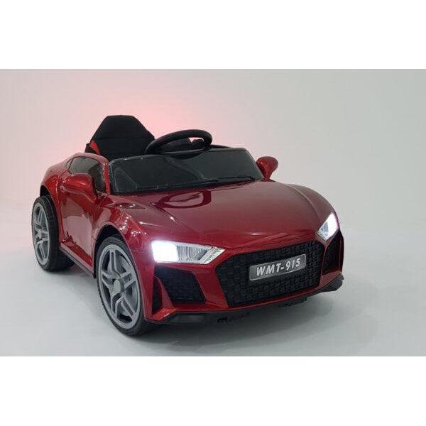 12V Red Dual Motor Licensed Roadster Kids Car | Music Steering Wheel - 11Cart