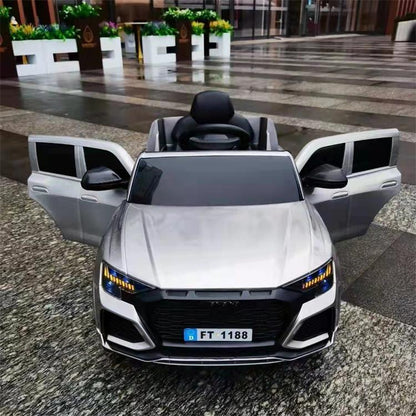 12v Ultimate Audi Car with Parental Care and Seat belts | Remote Control & Manual Drive - 11Cart