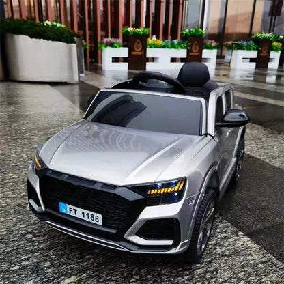 12v Ultimate Audi Car with Parental Care and Seat belts | Remote Control & Manual Drive - 11Cart