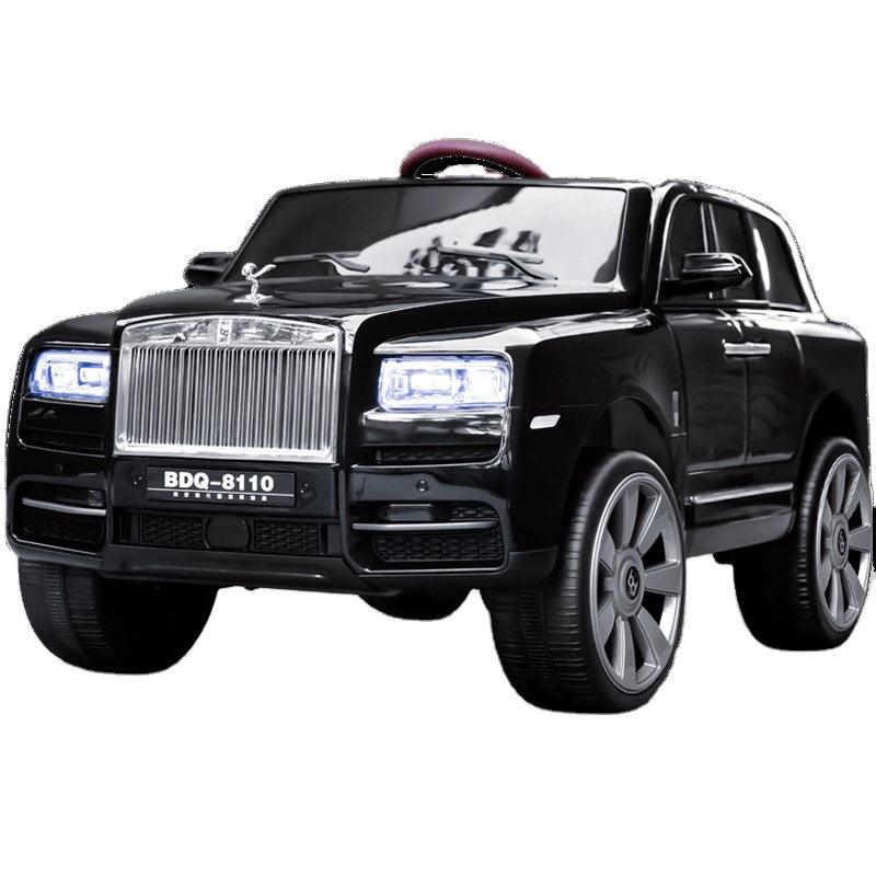 Rolls Royce Rechargeable Ride on Car for Kids & Toddlers with Remote Control - BDQ-8110 Black - 11Cart