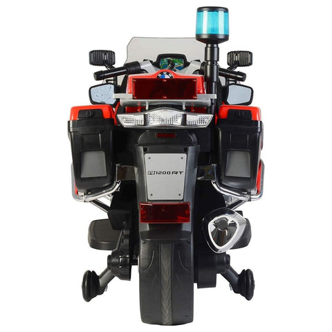 BMW R 1200 RT Police Motorcycle Red & Black Bike for Kids | Easy to Ride - 11Cart