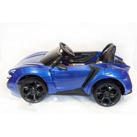 Lykan QLS 12V 2.4 Guided Electric Car for Kids | EVA rubber wheels & doors | all-wheel drive; - 11Cart