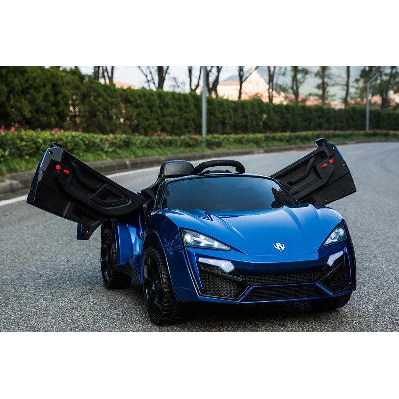 Lykan QLS 12V 2.4 Guided Electric Car for Kids | EVA rubber wheels & doors | all-wheel drive; - 11Cart