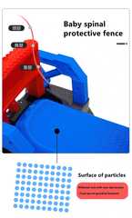 Battery-powered toy excavator for children, offering a safe and exciting ride
