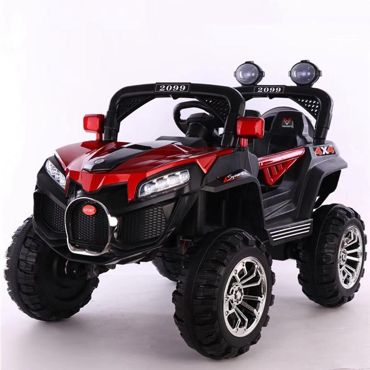12v 4x4 Rechargeable Battery-Operated Big Size Jeep for Kids with Traction Wheels, Spring suspension - 11Cart