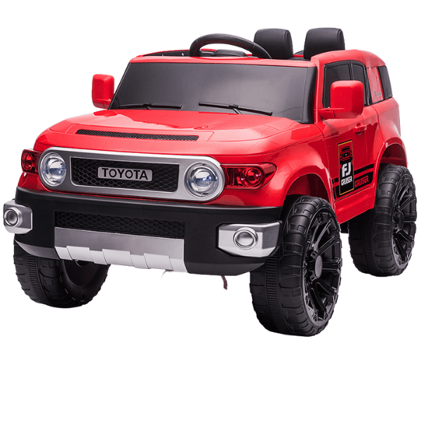 12V Ride on Toyota Jeep for Kids | ABS plastic Frame & Four-wheel suspension | Remote & Manual Drive - 11Cart