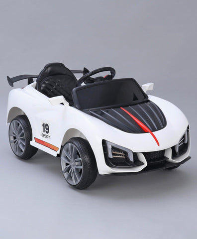 1189 Battery Operated Smooth Ride on Toy Car for Kids with Backrest and Remote - 11Cart