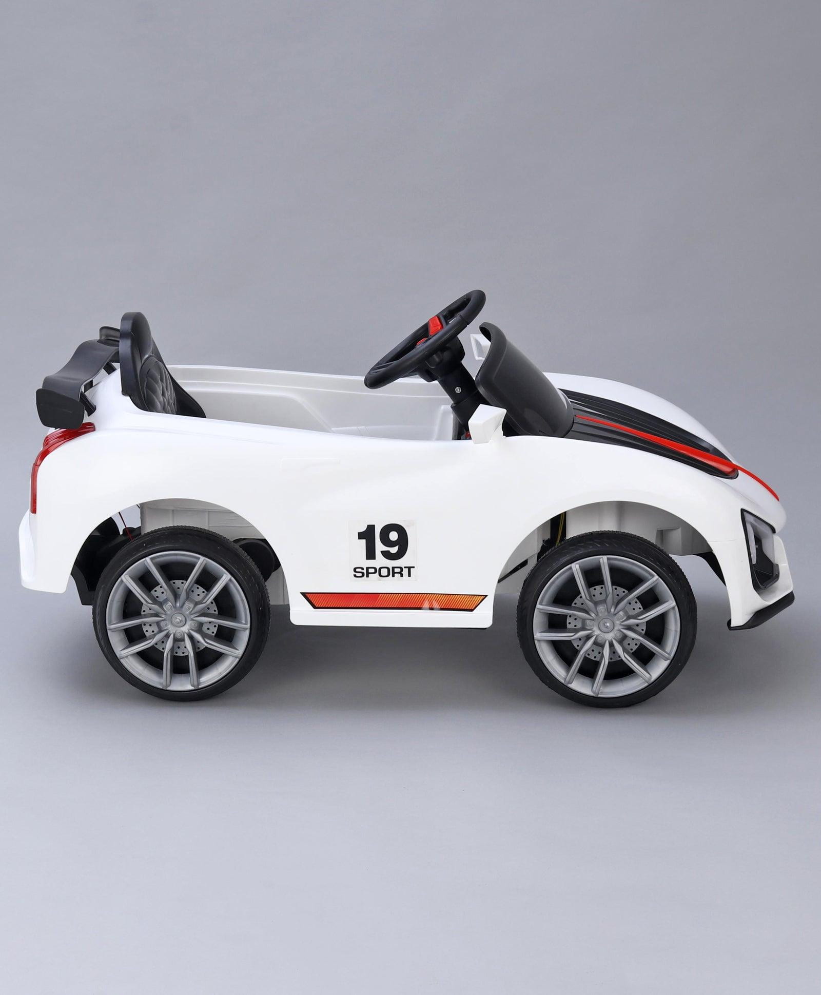1189 Battery Operated Smooth Ride on Toy Car for Kids with Backrest and Remote - 11Cart