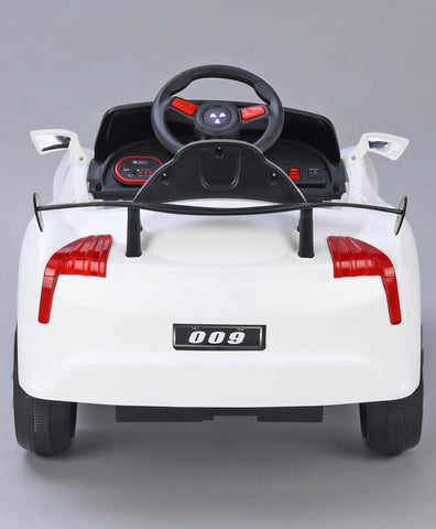 1189 Battery Operated Smooth Ride on Toy Car for Kids with Backrest and Remote - 11Cart