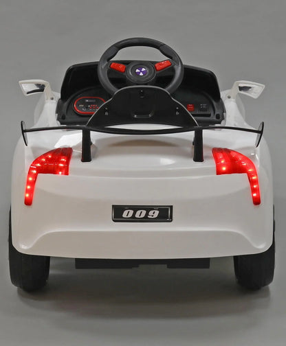 1189 Battery Operated Smooth Ride on Toy Car for Kids with Backrest and Remote - 11Cart