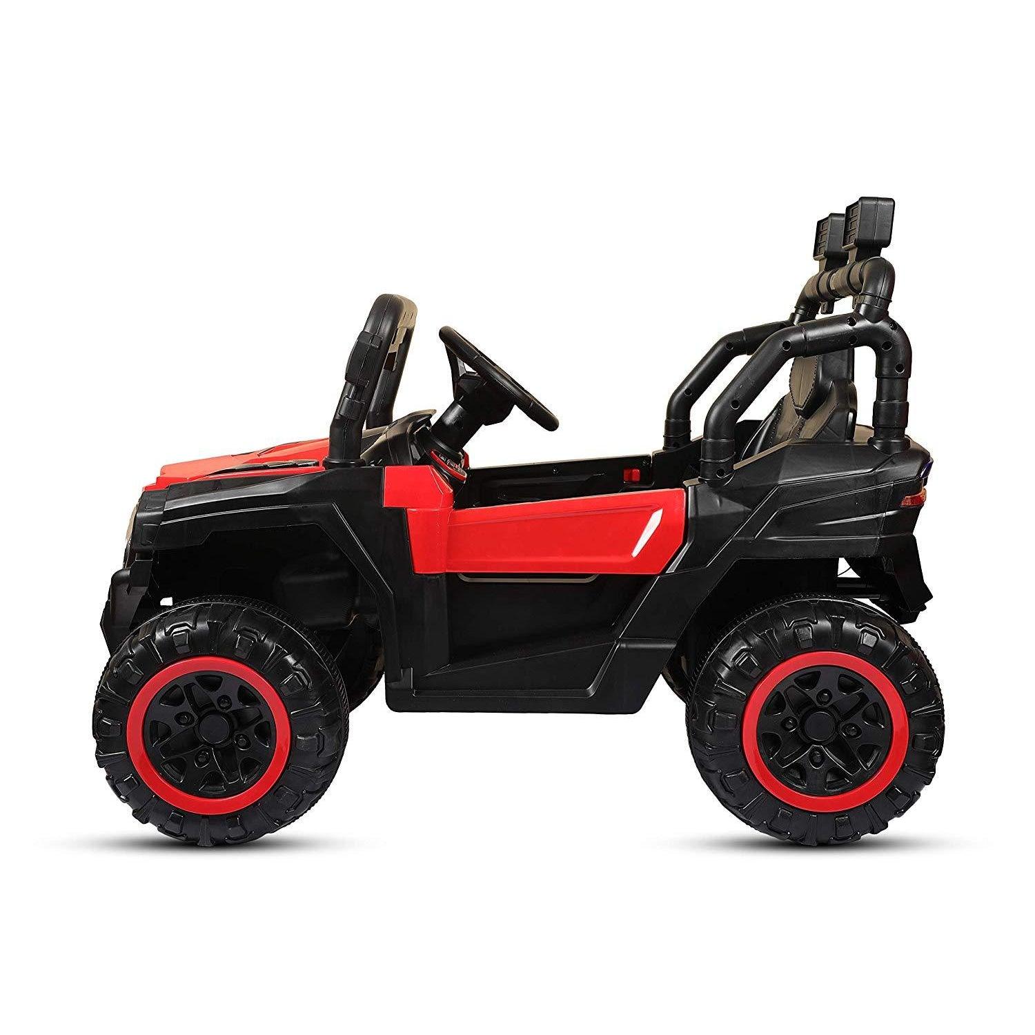 En71 and Bis Certified 909 Ride on Jeep for Kids | Manual & Remote Control | 2x6v Battery and Double Motor - 11Cart