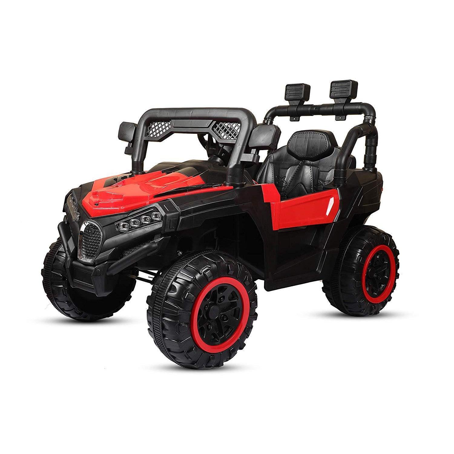 En71 and Bis Certified 909 Ride on Jeep for Kids | Manual & Remote Control | 2x6v Battery and Double Motor - 11Cart