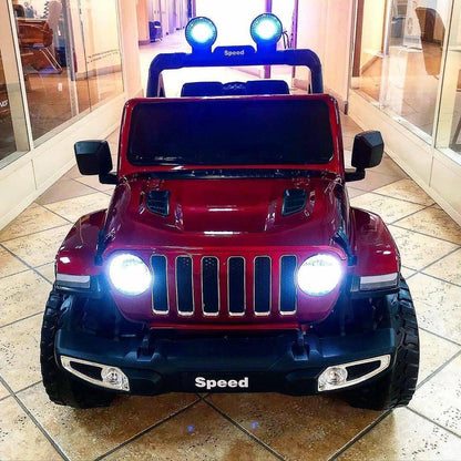 Speed Battery Operated Jeep 12V For Kids | 2.4G Bluetooth remote control - 11Cart