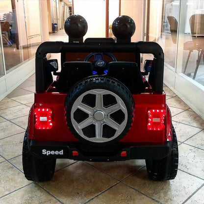 Speed Battery Operated Jeep 12V For Kids | 2.4G Bluetooth remote control - 11Cart