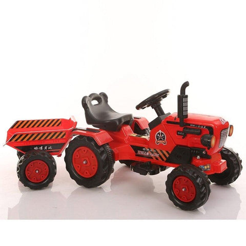 Brand New Battery Operated Red Ride on Tractor for Kids |  with Powerful Motor System - 11Cart