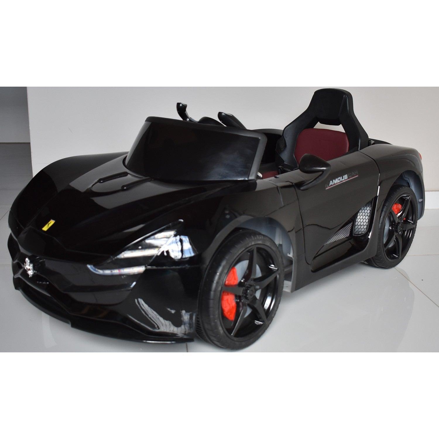 Auto Brake Ferrari Electric Ride-on Car with Shock Absorber & Spring Design | Parent Control - 11Cart