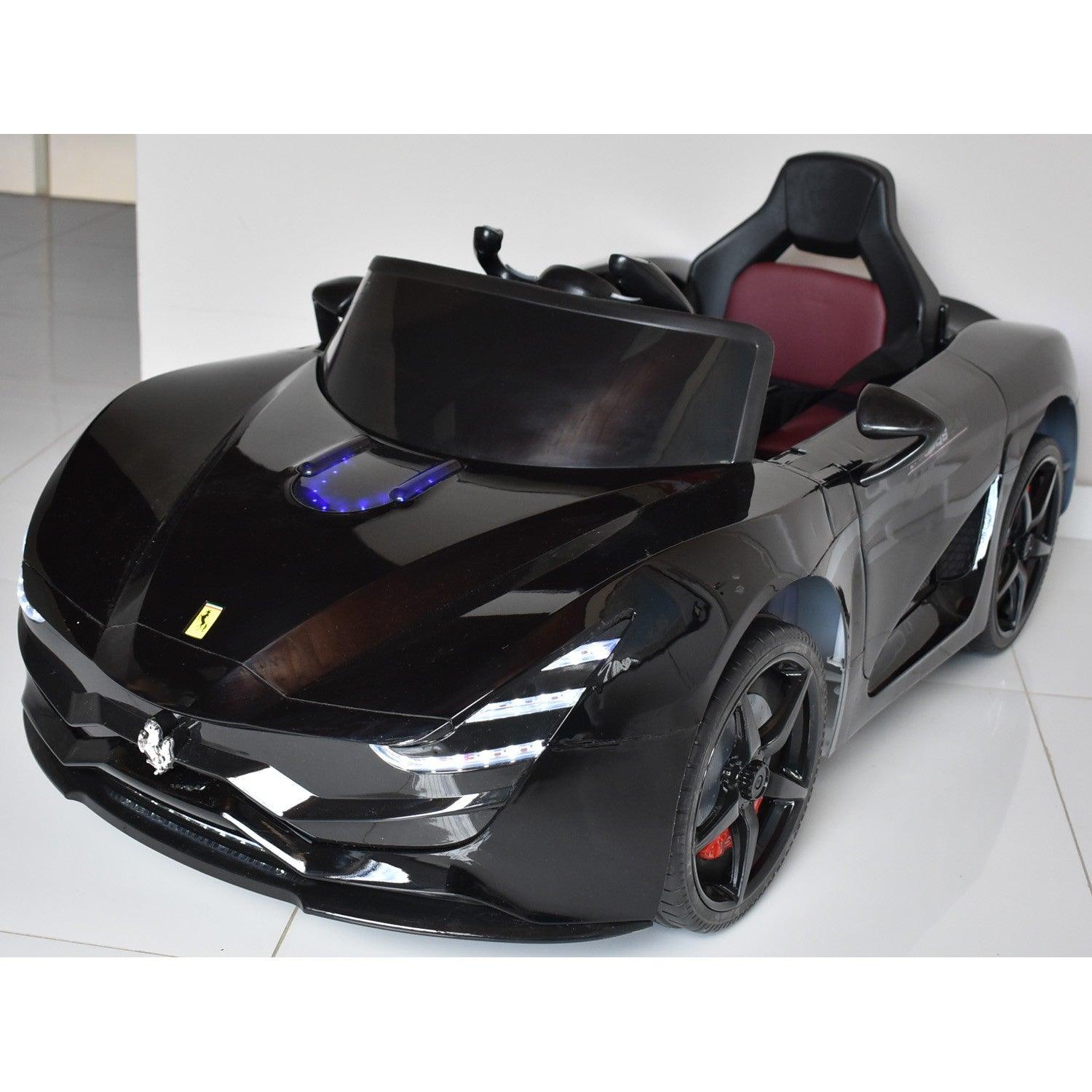 Auto Brake Ferrari Electric Ride-on Car with Shock Absorber & Spring Design | Parent Control - 11Cart
