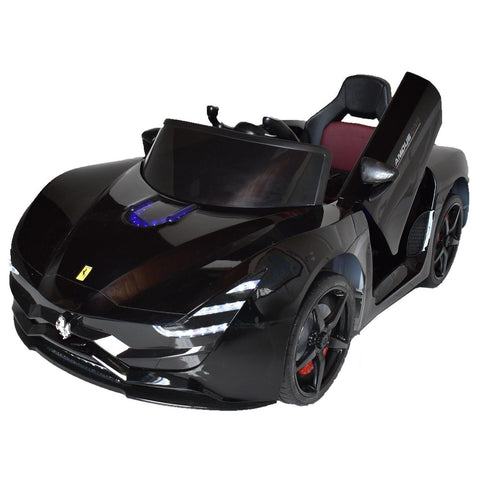 Auto Brake Ferrari Electric Ride-on Car with Shock Absorber & Spring Design | Parent Control - 11Cart