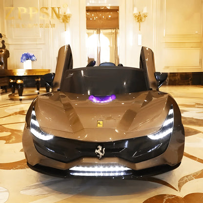 12V Electric Supercar for Kids  with Four-channel 2.4G remote control | Openable Door - 11Cart