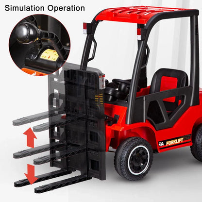 Forklift Off-Road 12V Electric Powered Ride on Truck for Kids - 11Cart