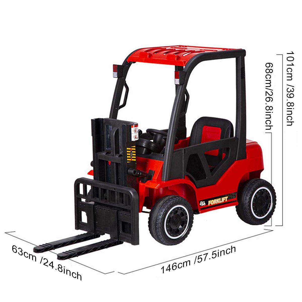 Forklift Off-Road 12V Electric Powered Ride on Truck for Kids - 11Cart