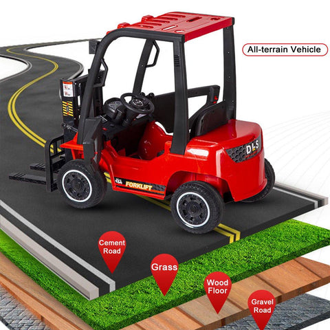Forklift Off-Road 12V Electric Powered Ride on Truck for Kids - 11Cart