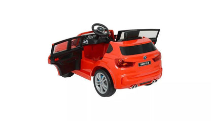 Officially Licensed 12V BMW X5 12 Volt Red Kids Car with LED lights | Remote Control Acess - 11Cart