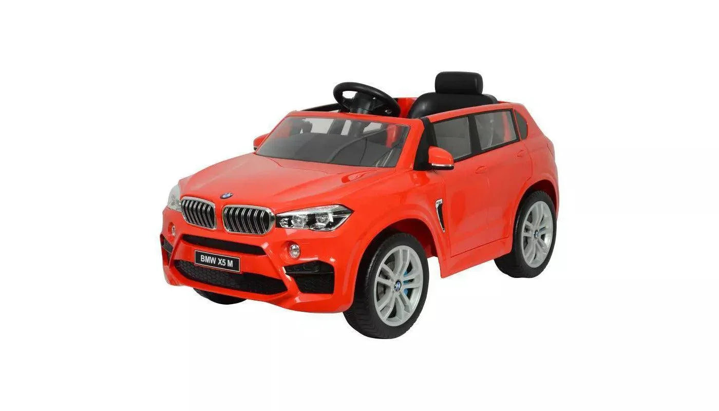Officially Licensed 12V BMW X5 12 Volt Red Kids Car with LED lights | Remote Control Acess - 11Cart