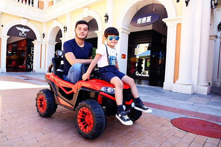 100-watt motors Dune Buggy Ride-on Jeep for Kids | High-quality EVA tires & Safety Belts - 11Cart