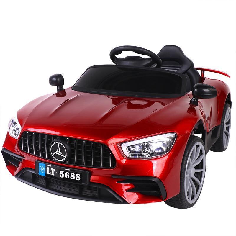 Mercedes Benz LT-5688 Ride on Car with remote & Manual Drive for Kids - Red - 11Cart