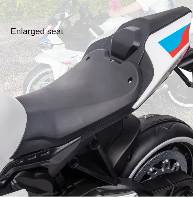 Kids Ride on Bike S1000RR Hand Accelerator Foot Brake Big Size