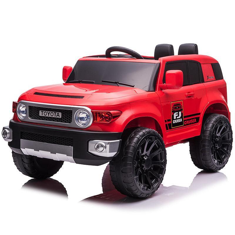 Toyota Ride on 12V Battery Operated Red & Black for Kids with Remote | Four-wheel suspension - 11Cart