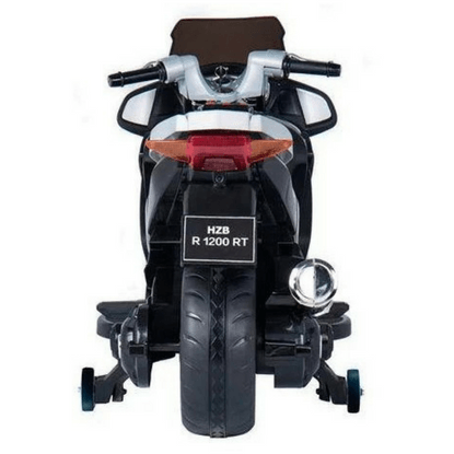 BMW R1200RT White 12V - HZB-118 Motorcycle for Kids - 11Cart