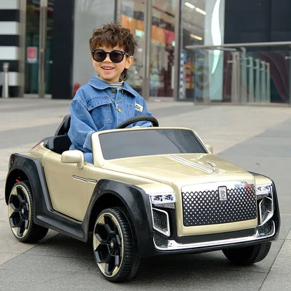 Premium Kids Electric Car Rolls Royce Ride On Toy Car with Remote Control