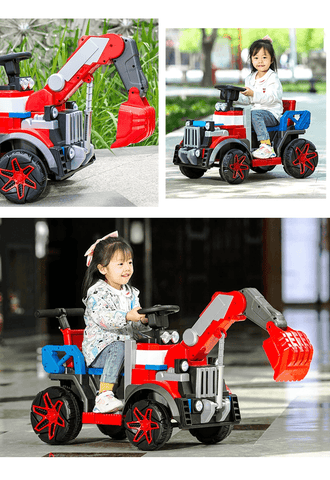 Excavator ride discount on toy