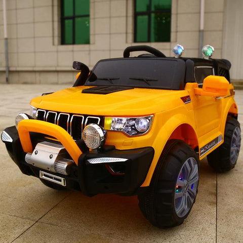 12V Ride on Compass Jeep with Remote for Toddlers - 11Cart