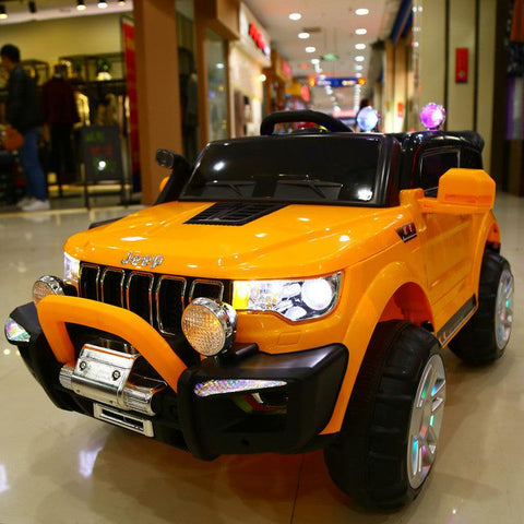 12V Ride on Compass Jeep with Remote for Toddlers - 11Cart