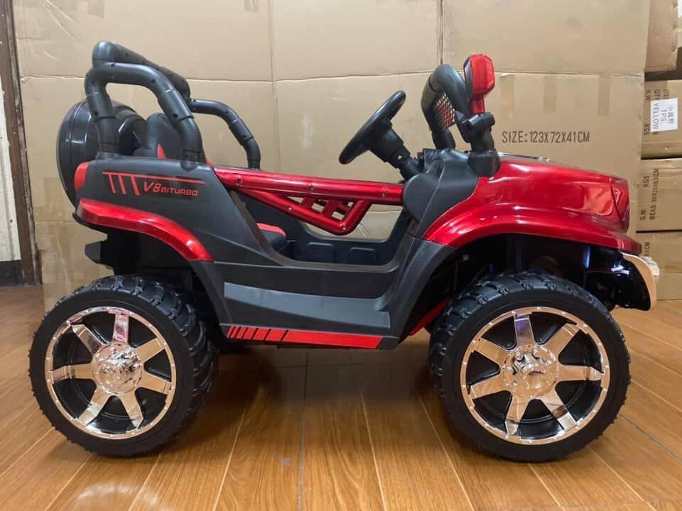 12V Battery Operated Jeep for Kids with Remote Control & Realistic dashboard - 11Cart