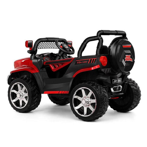 12V Battery Operated Jeep for Kids with Remote Control & Realistic dashboard - 11Cart