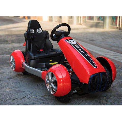2 rear 12V Engines Kart FC-8818 for Kids with Horn | Ride on Car | Metal structure with white plastic housing. - 11Cart