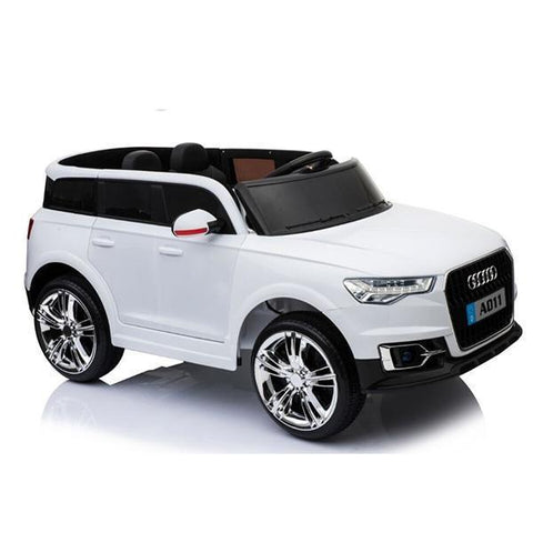 Red and White AO11 Audi rechargeable Jeep Car for Your Kids | Safety belt & Remote Control - 11Cart